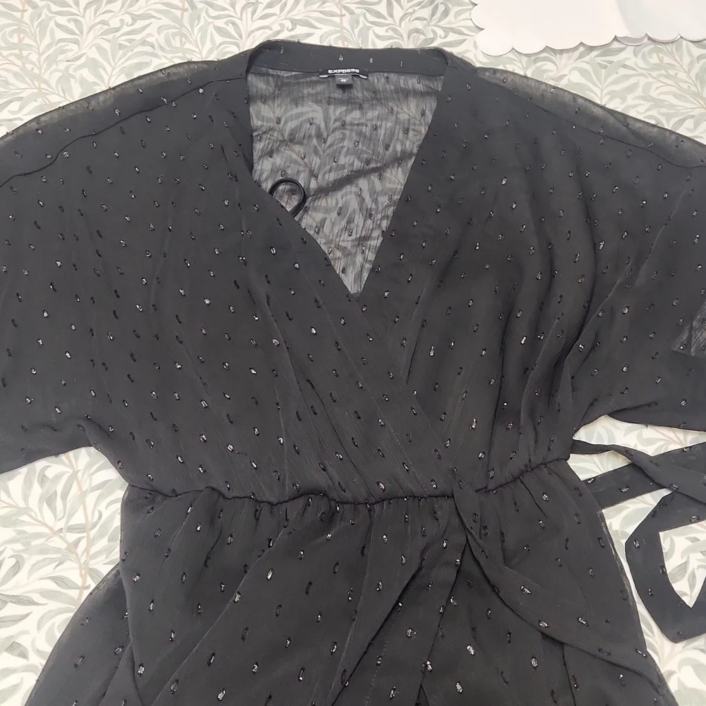 Express faux wrap kimono dress, XS - Picture 10 of 11